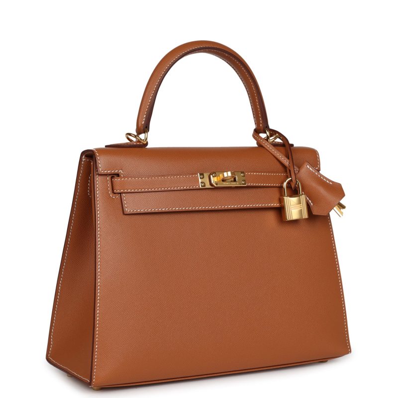 Hermes Kelly Sellier 25 Gold Madame Gold Hardware - Image 2