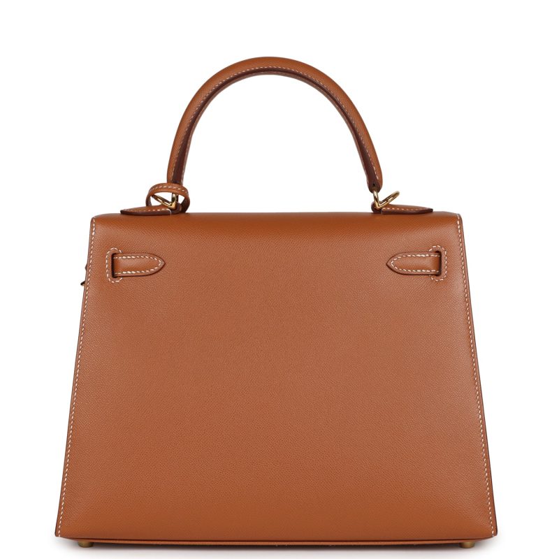 Hermes Kelly Sellier 25 Gold Madame Gold Hardware - Image 5