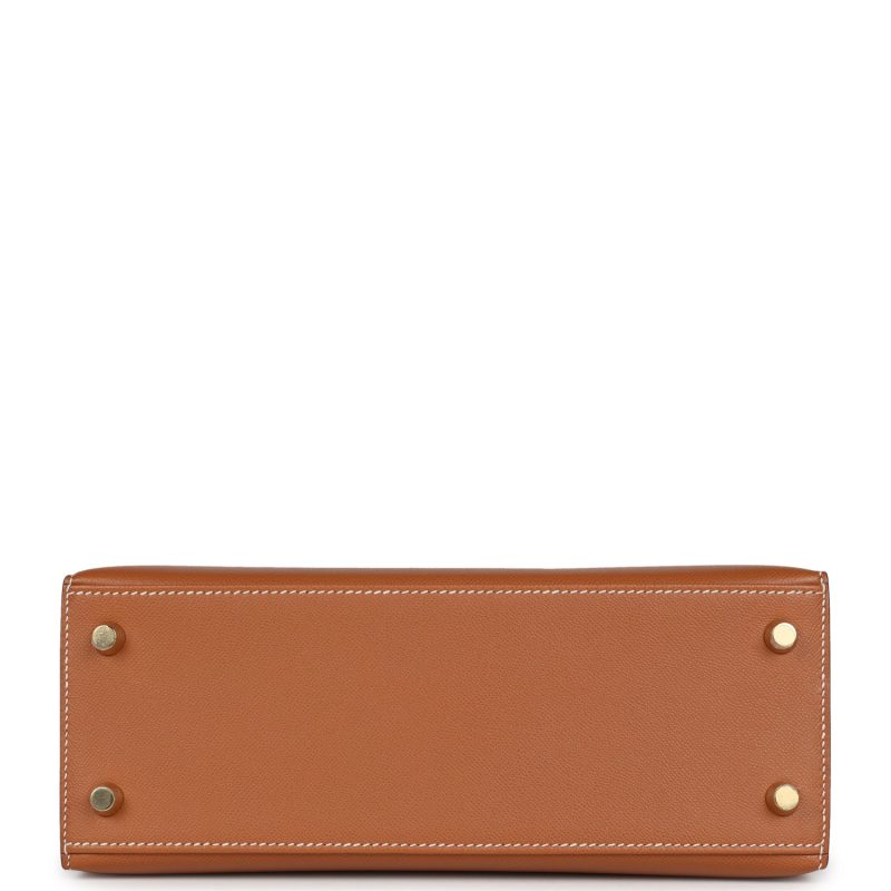 Hermes Kelly Sellier 25 Gold Madame Gold Hardware - Image 6