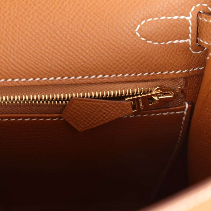 Hermes Kelly Sellier 25 Gold Epsom Gold Hardware - Image 8