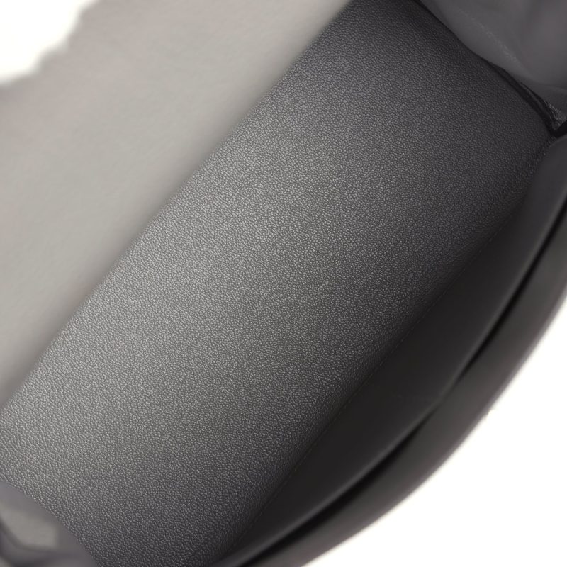 Hermes Kelly Retourne 28 Gris Meyer Togo Palladium Hardware - Image 8