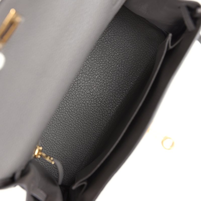 Hermes Kelly Retourne 25 Etain Togo Gold Hardware - Image 8
