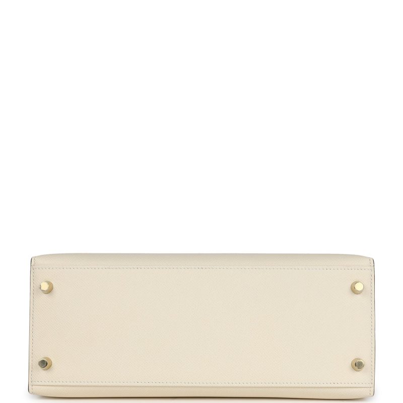 Hermes Kelly Sellier 28 Nata Epsom Gold Hardware - Image 6