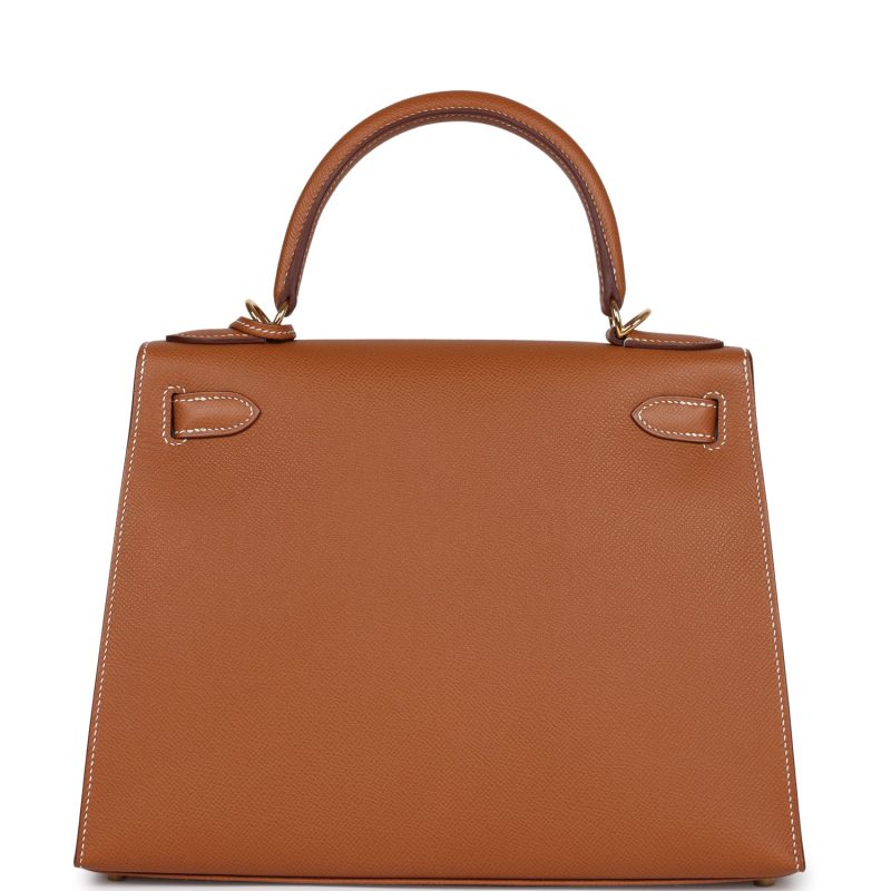 Hermes Kelly Sellier 28 Gold Epsom Gold Hardware - Image 5