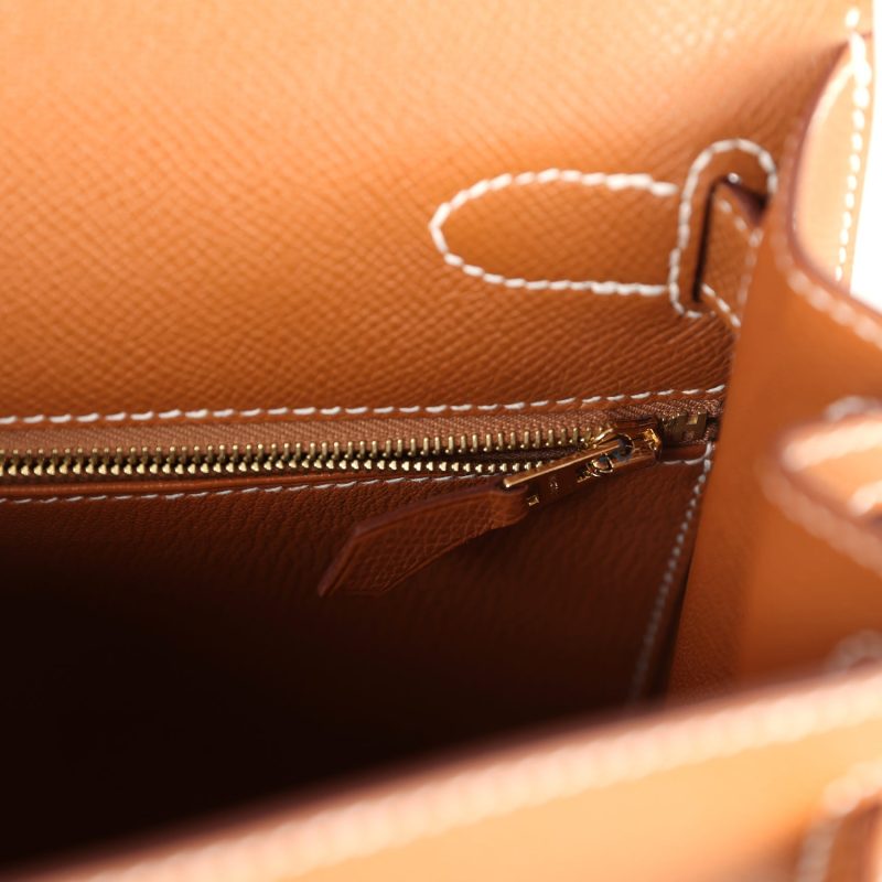 Hermes Kelly Sellier 28 Gold Epsom Gold Hardware - Image 8
