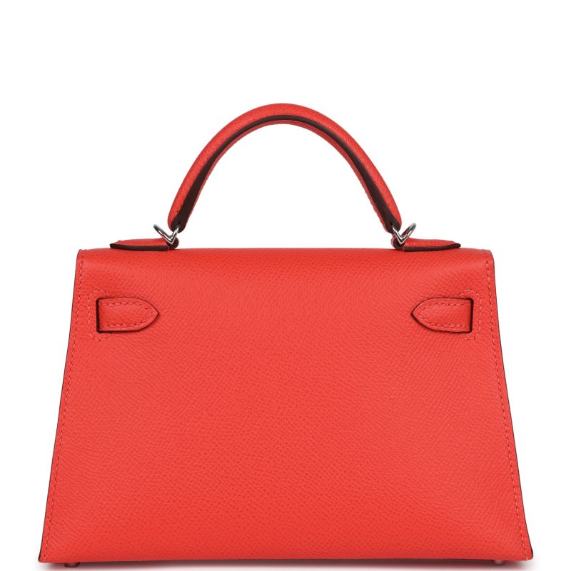 Hermes Kelly Sellier 20 Red Field Epsom Palladium Hardware - Image 5