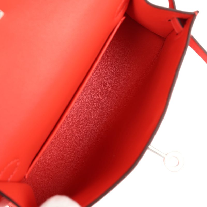 Hermes Kelly Sellier 20 Red Field Epsom Palladium Hardware - Image 8