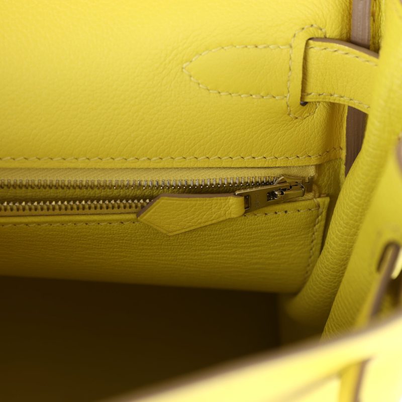 Hermes Kelly Retourne 28 Lime Evercolor Palladium Hardware - Image 9