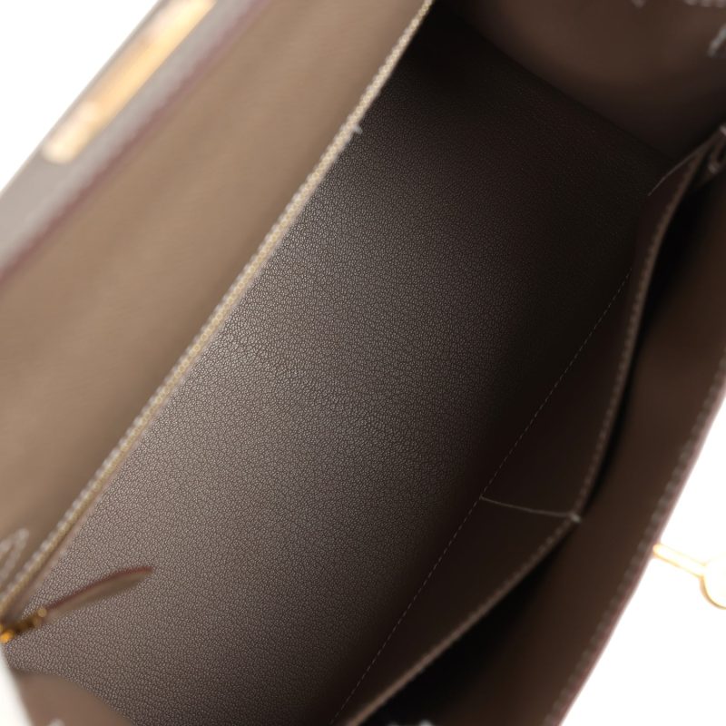 Hermes Kelly Sellier 28 Etoupe Epsom Gold Hardware - Image 8