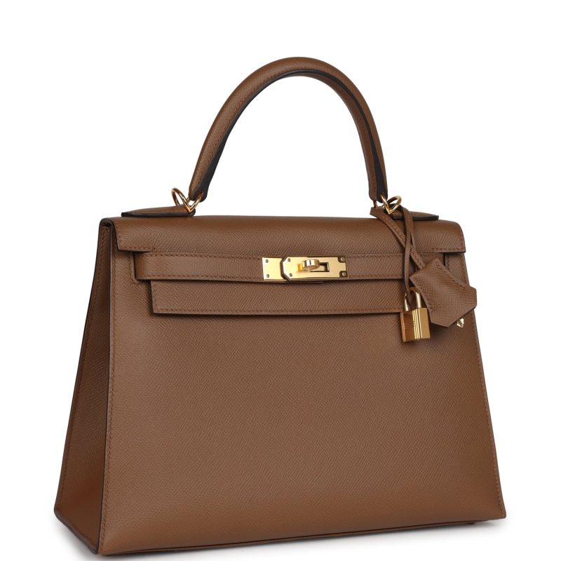 Hermes Kelly Sellier 28 Alezan Epsom Gold Hardware - Image 2
