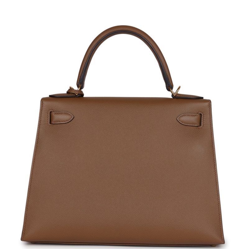 Hermes Kelly Sellier 28 Alezan Epsom Gold Hardware - Image 5