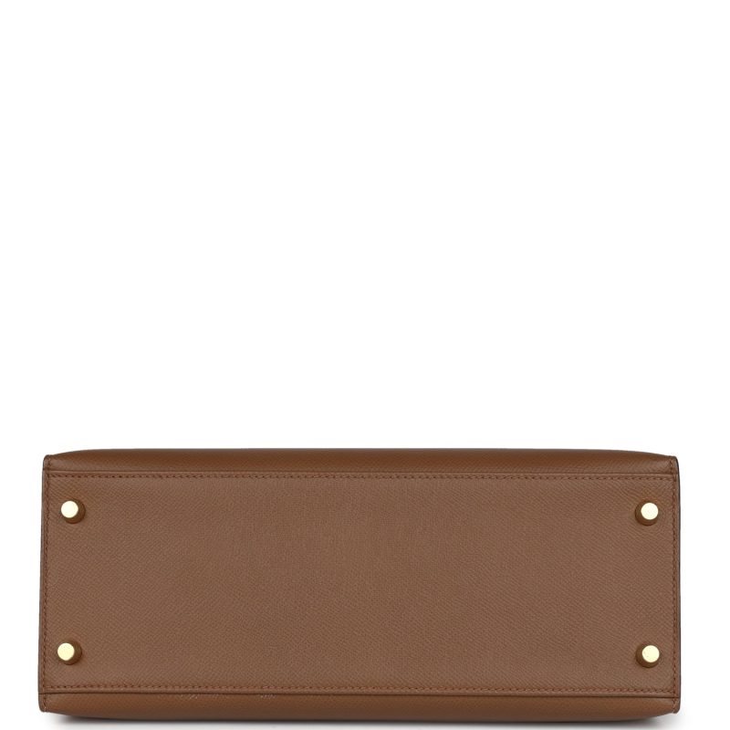 Hermes Kelly Sellier 28 Alezan Epsom Gold Hardware - Image 6