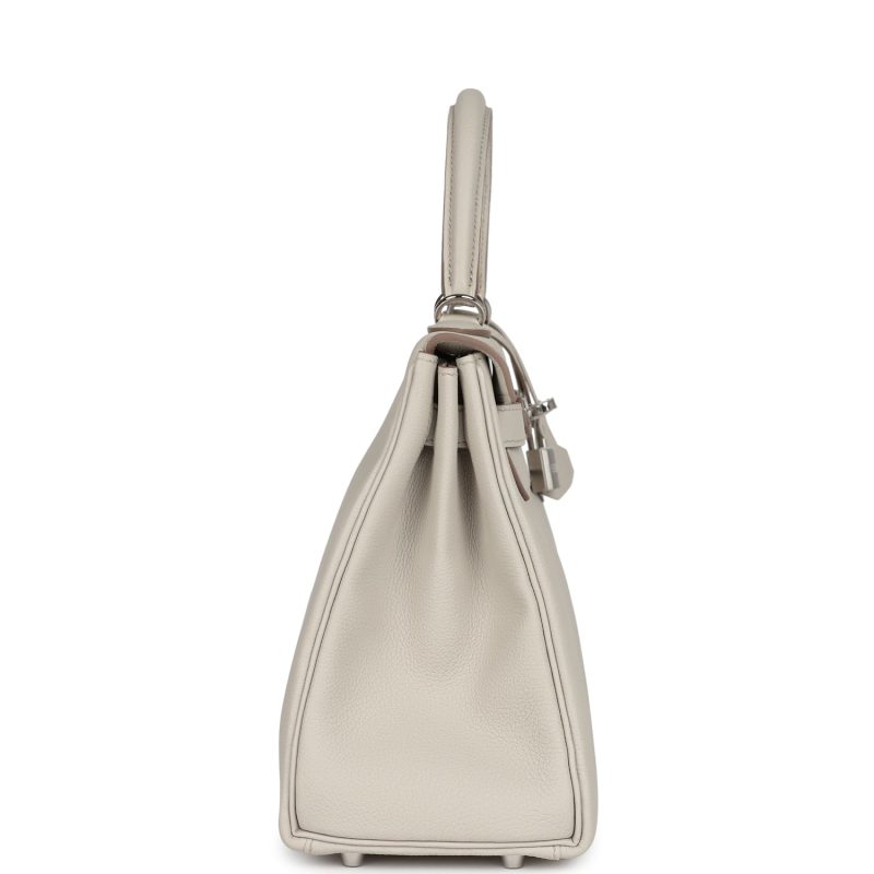 Hermes Kelly Retourne 28 Beton Togo Palladium Hardware - Image 4