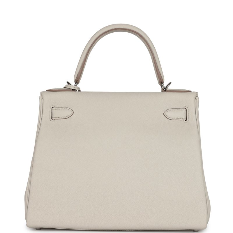 Hermes Kelly Retourne 28 Beton Togo Palladium Hardware - Image 3