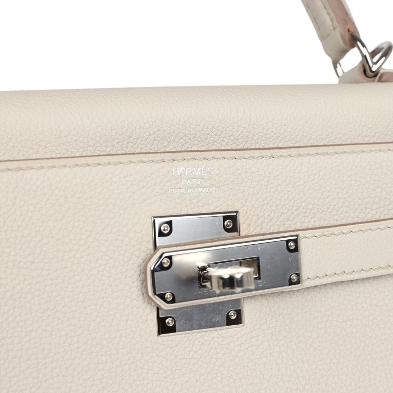 Hermes Kelly Retourne 28 Beton Togo Palladium Hardware - Image 5