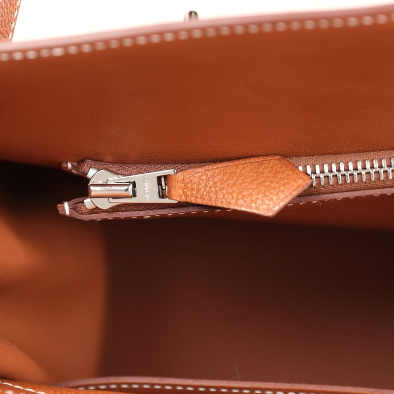 Hermes Kelly 42 Maxi Fauve Barenia Faubourg Palladium Hardware - Image 10