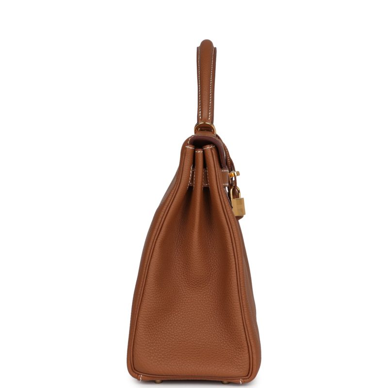 Hermes Kelly Retourne 32 Gold Togo Gold Hardware - Image 4