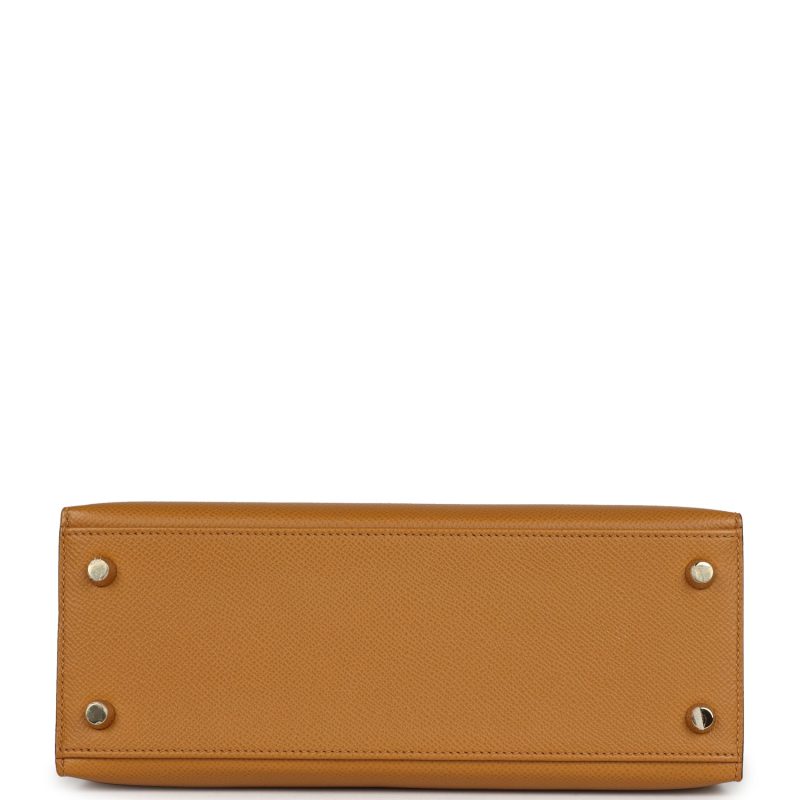 Hermes Kelly Sellier 25 Sesame Epsom Gold Hardware - Image 6