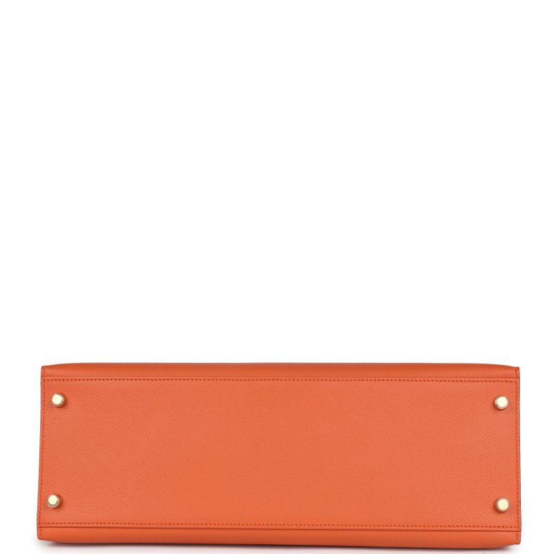 Hermes Kelly Sellier 35 Mango Epsom Gold Hardware - Image 6