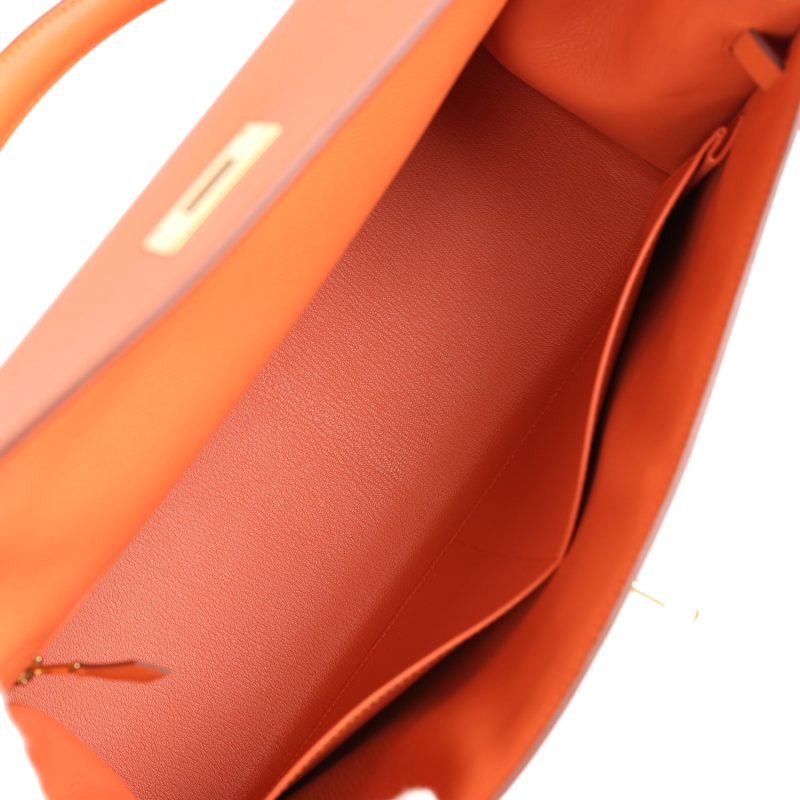 Hermes Kelly Sellier 35 Mango Epsom Gold Hardware - Image 8
