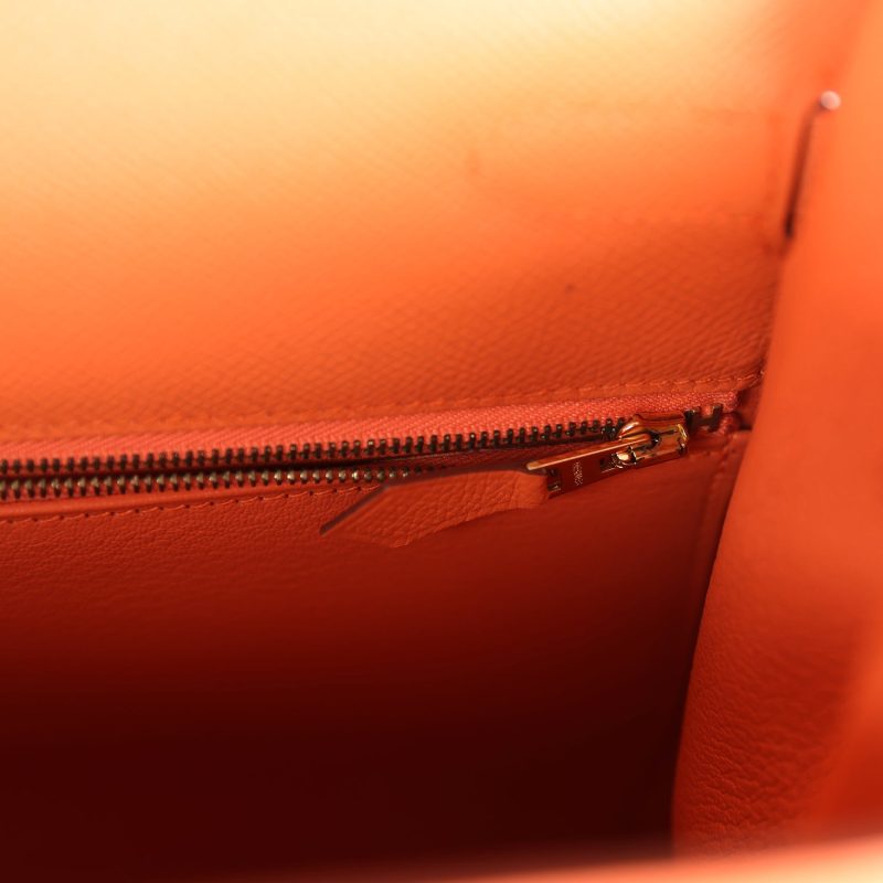Hermes Kelly Sellier 35 Mango Epsom Gold Hardware - Image 9