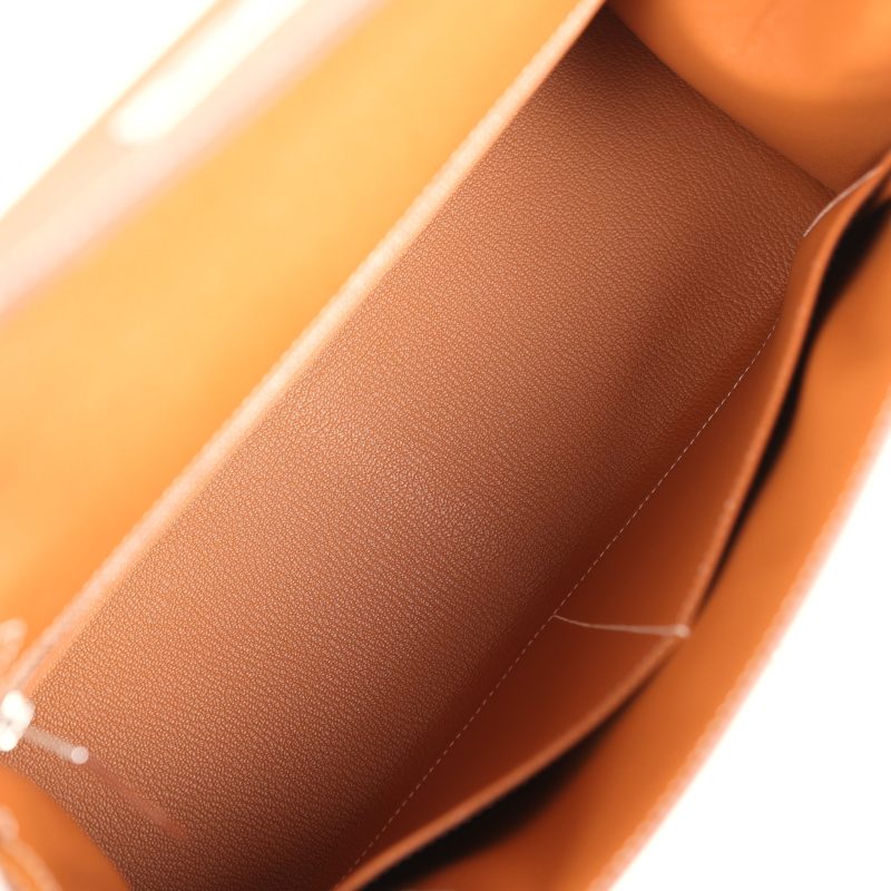 Hermes Kelly Sellier 32 Gold Epsom Palladium Hardware - Image 9
