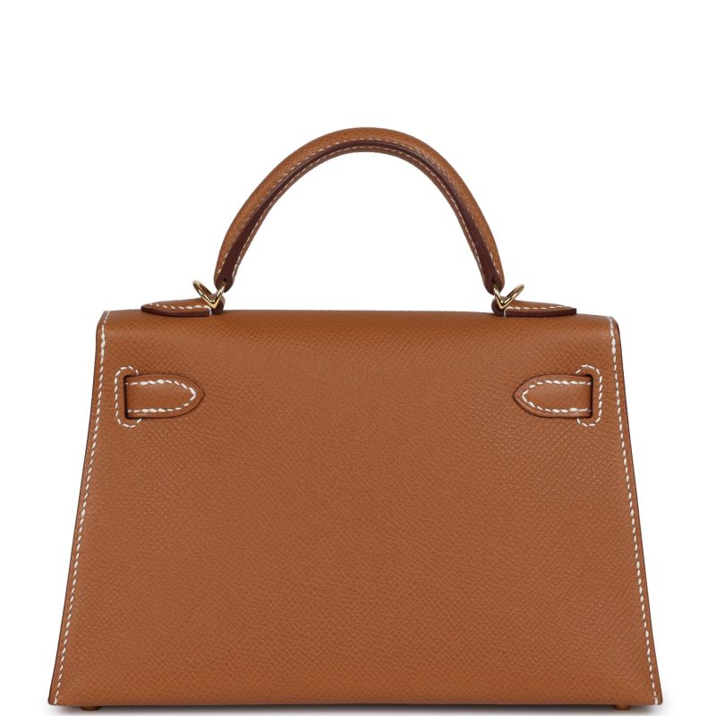 Hermes Kelly Sellier 20 Gold Epsom Gold Hardware - Image 5