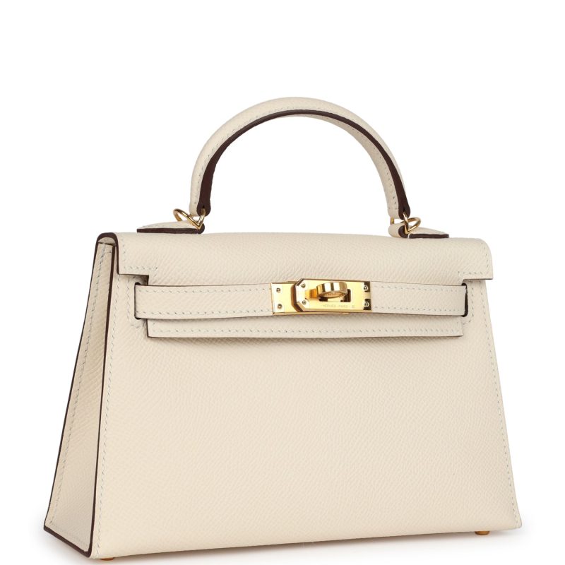 Hermes Kelly Sellier 20 Nata Epsom Gold Hardware - Image 2