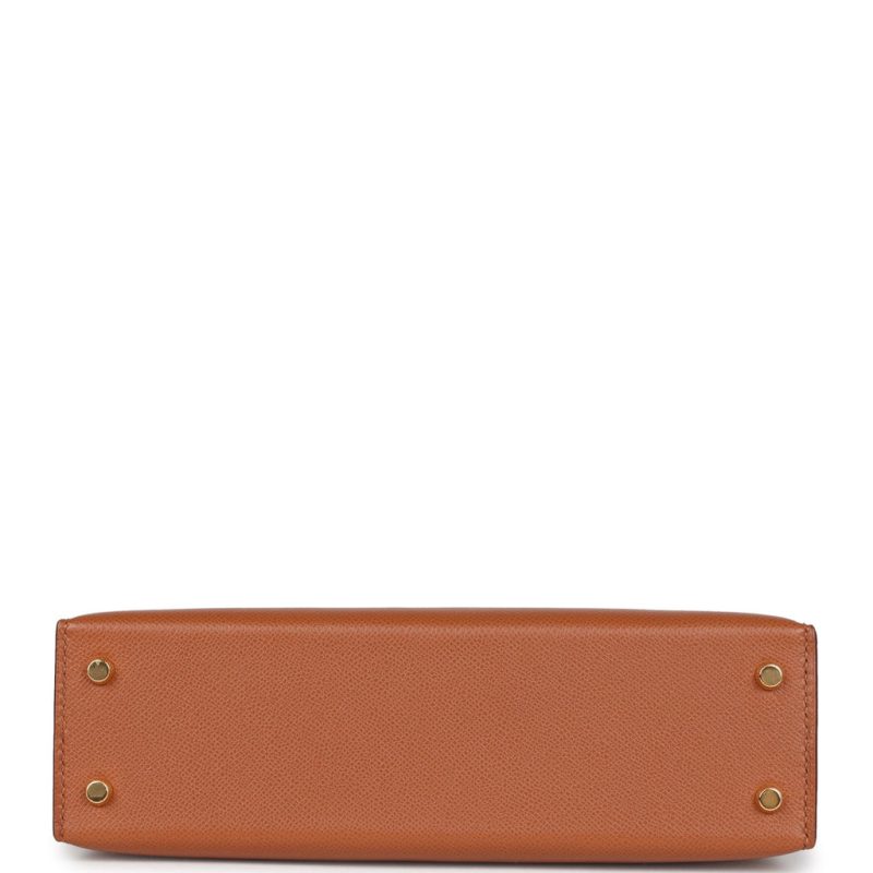 Hermes Kelly Sellier 20 Gold Madame and Matte Alligator Touch Gold Hardware - Image 5