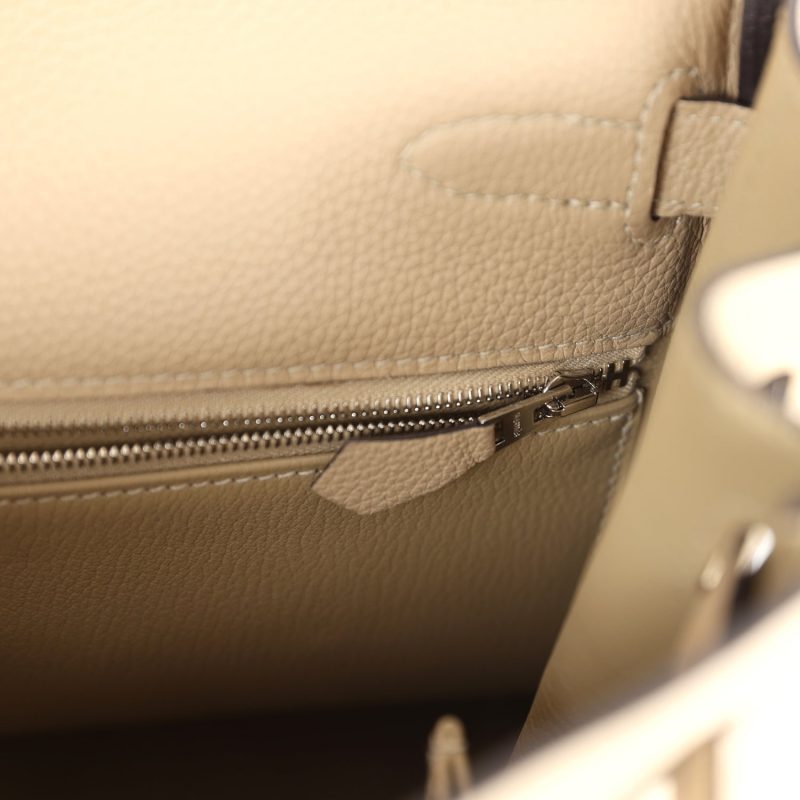 Hermes Kelly Retourne 35 Trench Togo Palladium Hardware - Image 8