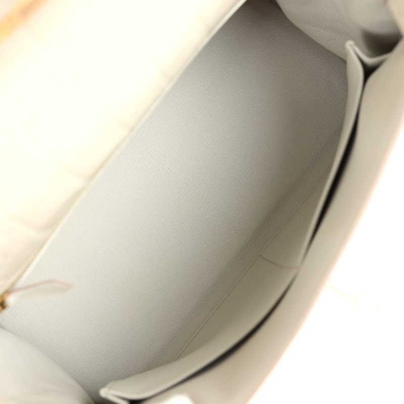 Hermes Kelly Retourne 28 Beton Matte Alligator Gold Hardware - Image 7
