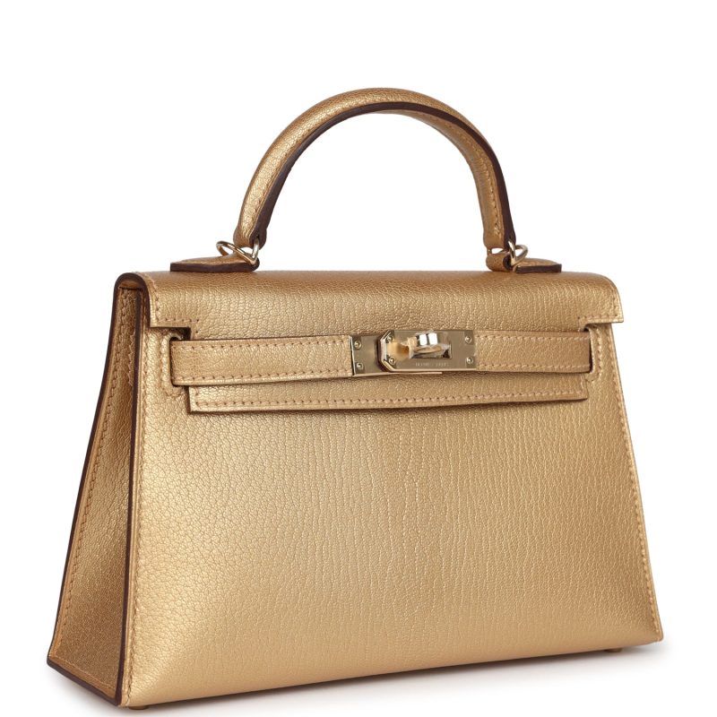 Hermes Kelly Sellier 20 Dore Chevre Chamkilight Permabrass Hardware - Image 2