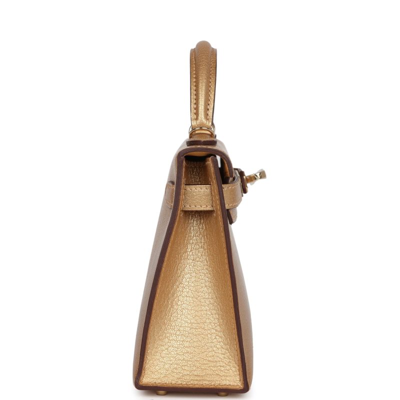 Hermes Kelly Sellier 20 Dore Chevre Chamkilight Permabrass Hardware - Image 4