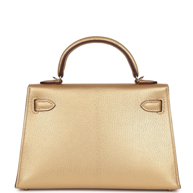Hermes Kelly Sellier 20 Dore Chevre Chamkilight Permabrass Hardware - Image 5
