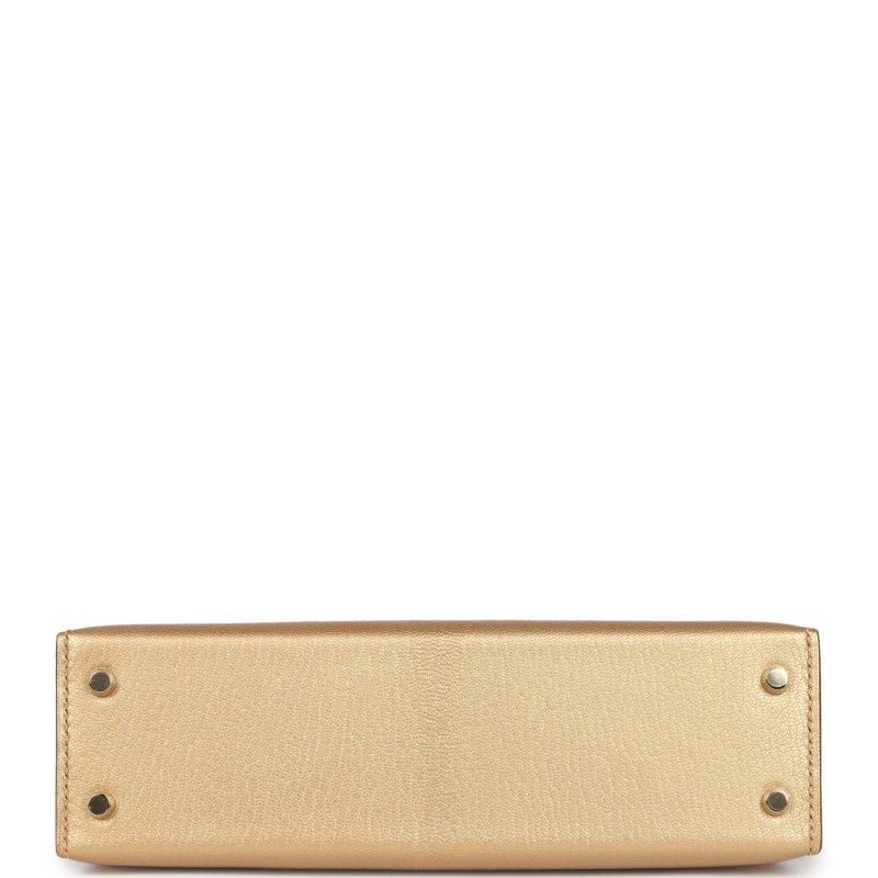 Hermes Kelly Sellier 20 Dore Chevre Chamkilight Permabrass Hardware - Image 6