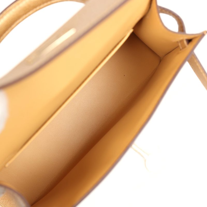Hermes Kelly Sellier 20 Dore Chevre Chamkilight Permabrass Hardware - Image 8