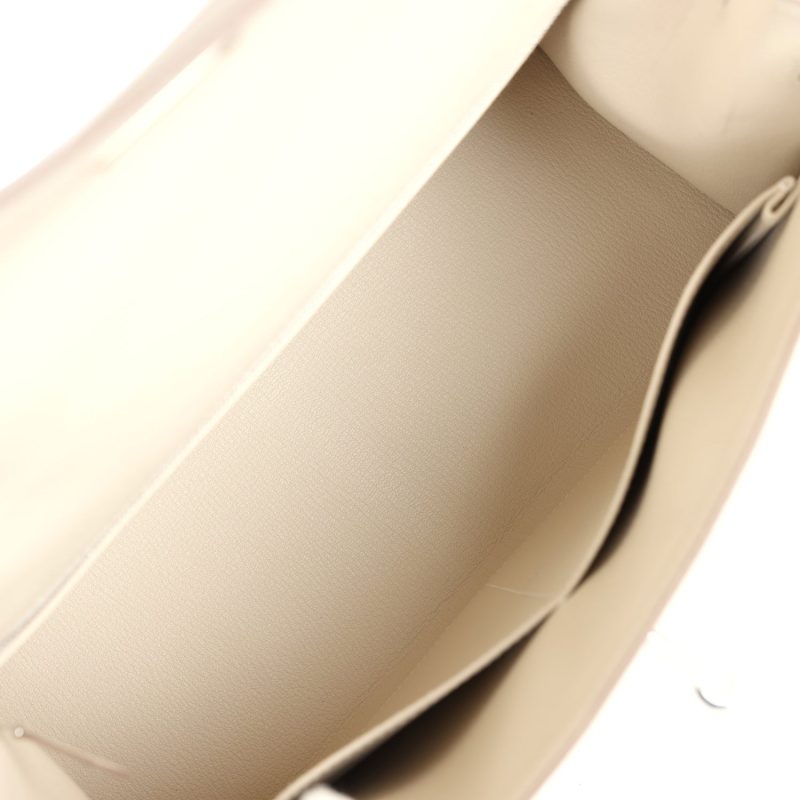 Hermes Kelly Sellier 32 Craie Epsom Palladium Hardware - Image 7