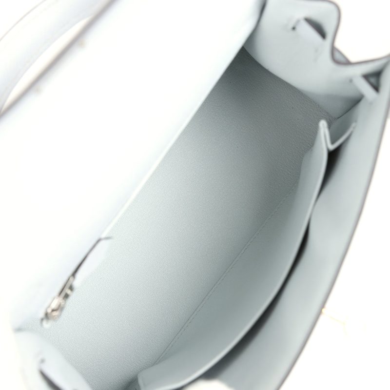 Hermes Kelly Sellier 25 Gris Platine Epsom Electrum Hardware - Image 7