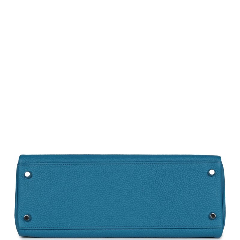Hermes Kelly Retourne 32 Cobalt Clemence Palladium Hardware - Image 5