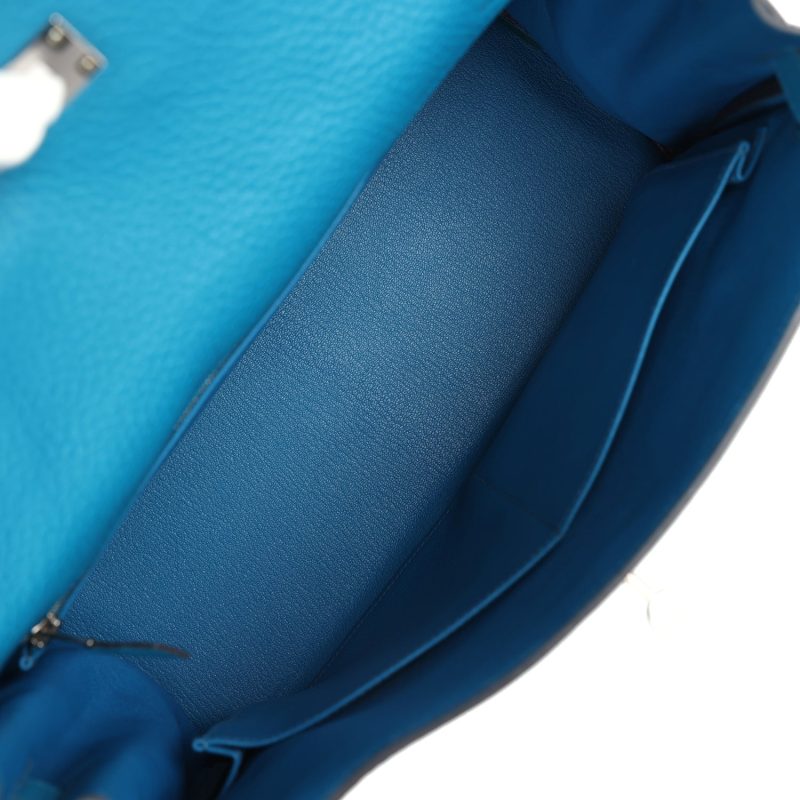 Hermes Kelly Retourne 32 Cobalt Clemence Palladium Hardware - Image 6