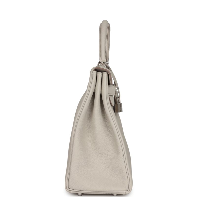 Hermes Kelly Retourne 32 Beton Togo Palladium Hardware - Image 3