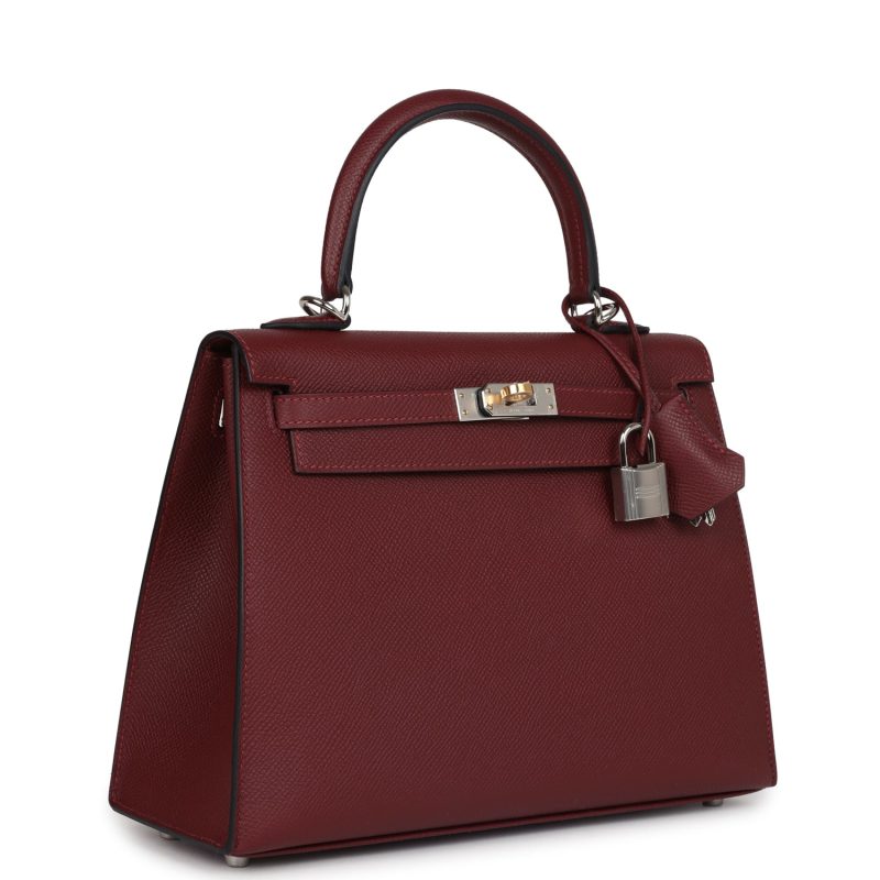 Hermes Kelly Sellier 25 Rouge H Epsom Electrum Hardware - Image 2