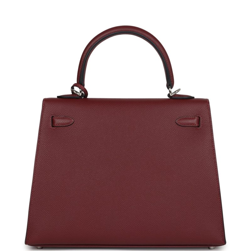 Hermes Kelly Sellier 25 Rouge H Epsom Electrum Hardware - Image 4