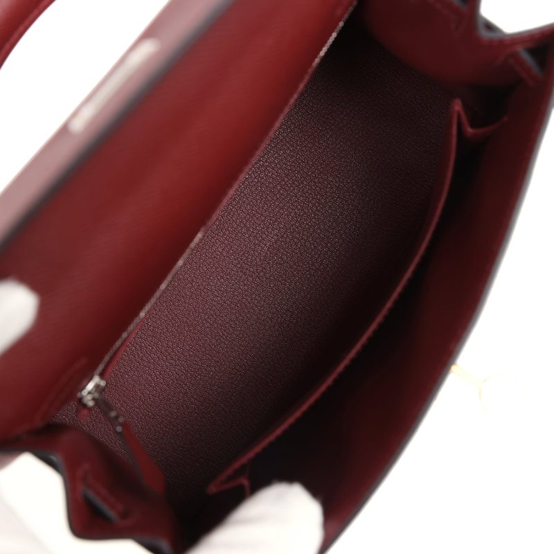 Hermes Kelly Sellier 25 Rouge H Epsom Electrum Hardware - Image 7