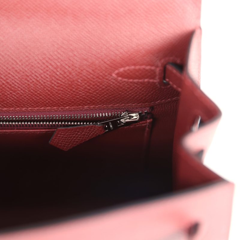 Hermes Kelly Sellier 25 Rouge H Epsom Electrum Hardware - Image 8