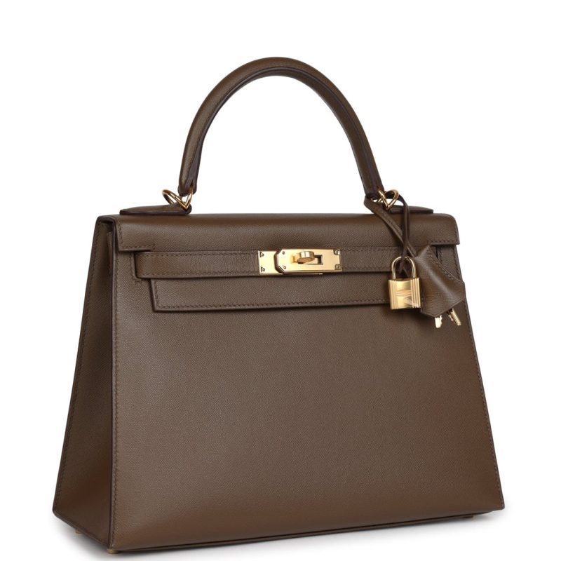 Hermes Kelly Sellier 28 Toundra Madame Gold Hardware - Image 2