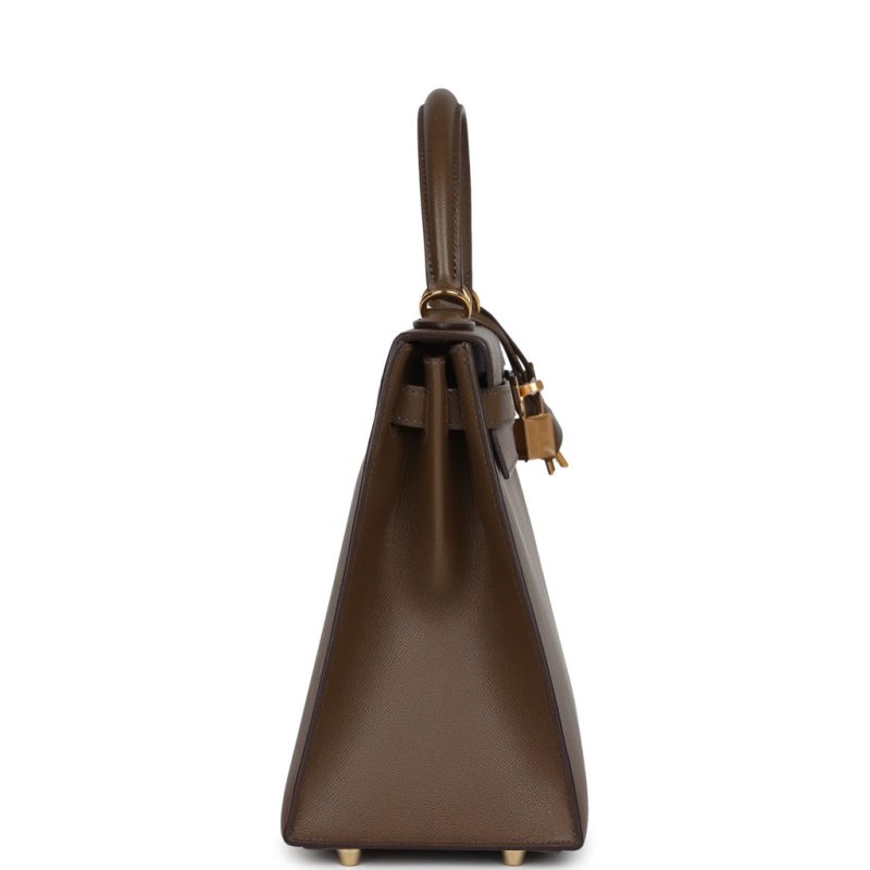 Hermes Kelly Sellier 28 Toundra Madame Gold Hardware - Image 3