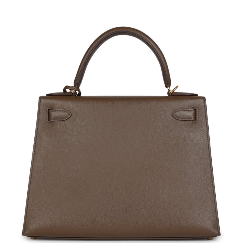 Hermes Kelly Sellier 28 Toundra Madame Gold Hardware - Image 4