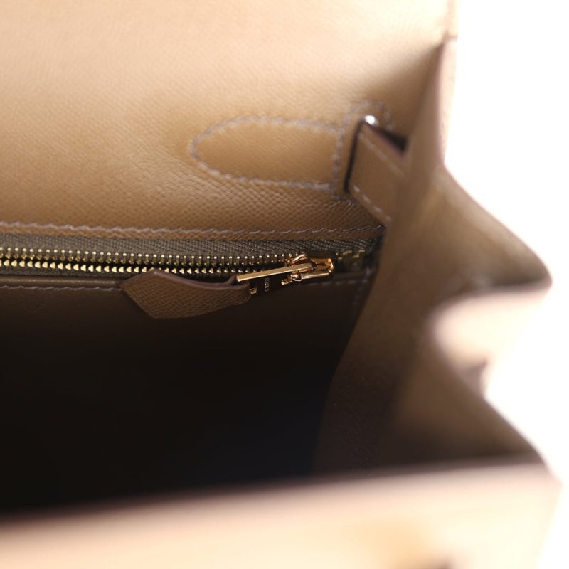 Hermes Kelly Sellier 28 Toundra Madame Gold Hardware - Image 8