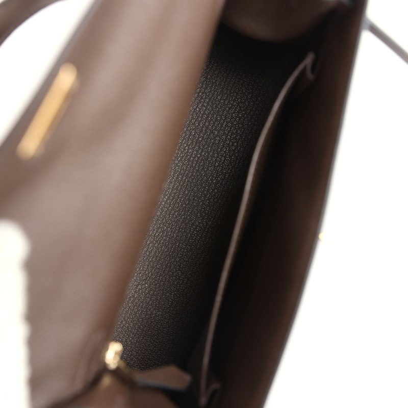 Hermes Kelly Sellier 25 Ecorce Epsom Gold Hardware - Image 7